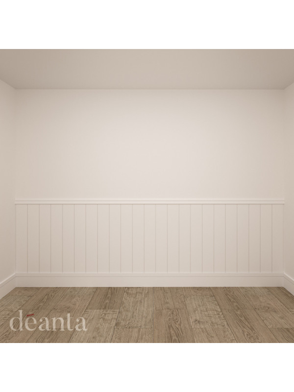 Madingley White Primed Wall Panelling